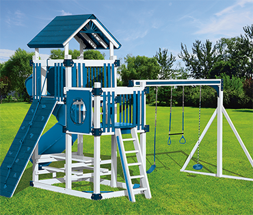 Swing Kingdom RL-2 Turbo Tower playset from Play King, Davie Florida